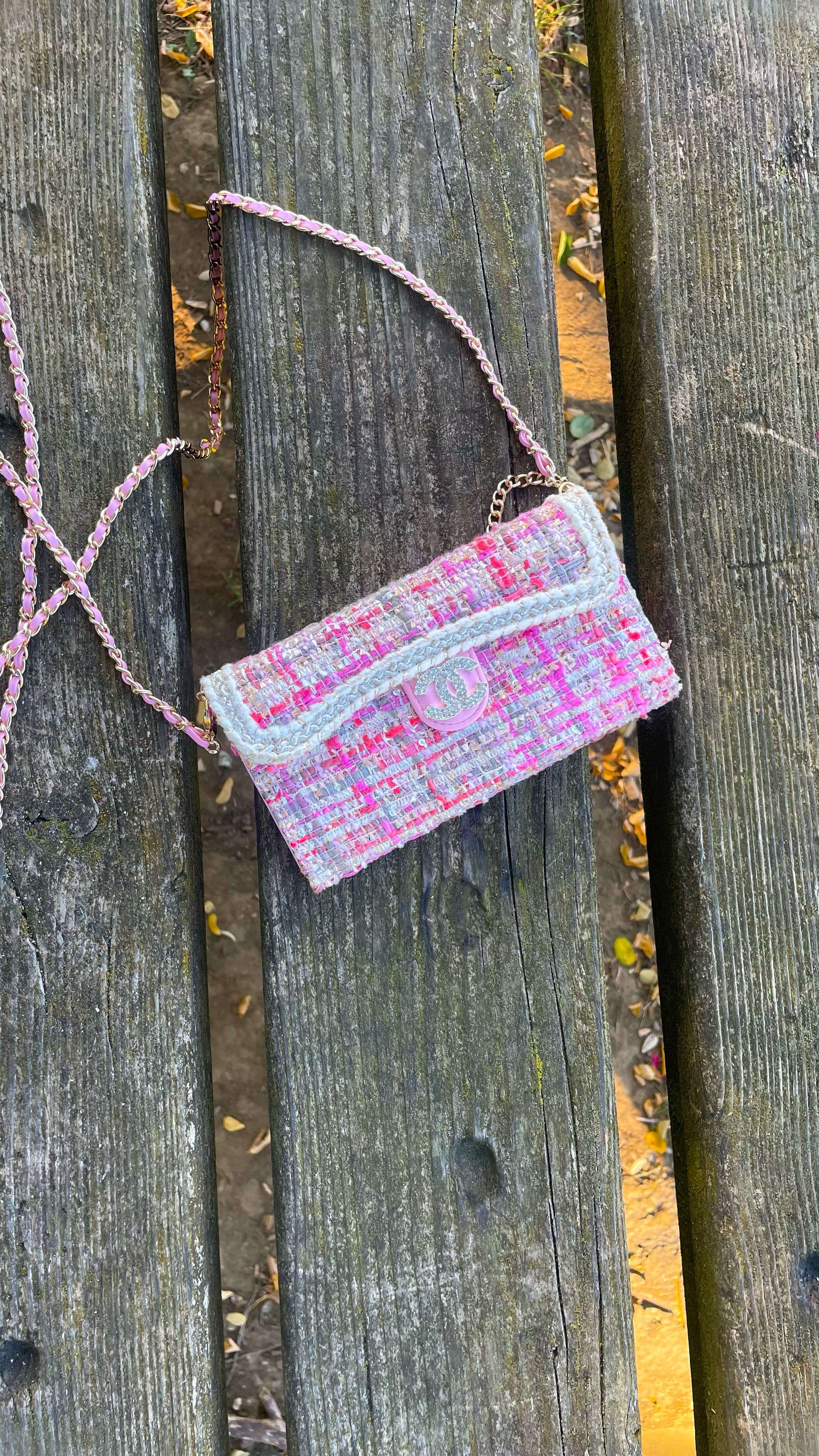 Pink Tweed Case